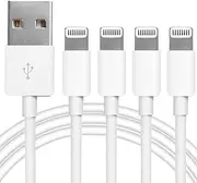 4Pack 2M Original [Apple MFi Certified] Charger Lightning to USB Charging Cable Cord Compatible iPhone 14/13/12/11 Pro/11/XS MAX/XR/8/7/6s Plus,iPad Pro/Air/Mini,iPod Touch