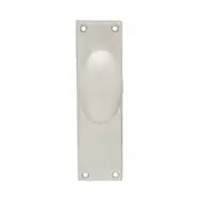 KR Lucas Pavtom Oval Door Knob on Rectangular Short Plate