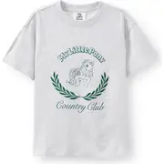 Cotton On Kids Kid's License Drop Shoulder Short Sleeve Tee in Mlp Country Club Grey Marle at Nordstrom, Size 6
