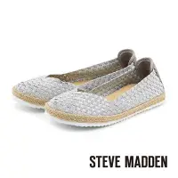 在飛比找Yahoo!奇摩拍賣優惠-STEVE MADDEN 草編 編織休閒 平底鞋 包鞋 閃亮