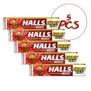HALLS energy Cola Flavor Pastilles Refreshing Candy 32g/ 5 PCS
