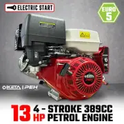 13HP OHV Petrol Engine Stationary Motor Horizontal Shaft Electric Start