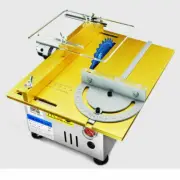 Multifunctional mini table saw woodworking DIY hobby model cutting machine 100W