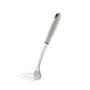 2Pcs Stainless Steel Potato Masher Plastic Handle Vegetable Masher Manual Masher Vegetable Fruit Press Maker Garlic Presser