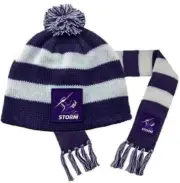 Cronulla Sharks NRL Baby Beanie and Scarf Combo