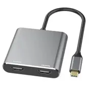 USB Type C/USB C Hub - Dual HDMI Adapter