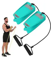 Under Desk Stepper, Non-Slip Stepper, Home Workout Stepper, Fitness Stepper Machine, 20x33x14.5 cm, Compact Non-Slip Stair Stepper for Home Cardio and Strength Training, Pink and Blue