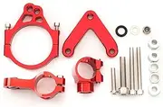 WILRAY CNC Aluminum Adjustable Motorcycle Steering Stabilizer Damper Mounting Bracket Support Kit for D&ucati 848 2008-2010