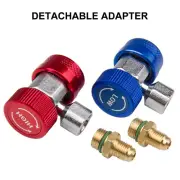 R134a Hose Adapter High Low Connect Quick HVAC AC A/C Manifold Gauge Refrigerant