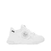 [Philipp Plein] Philipp Plein New Predator Hexagon-logo Sneakers 42 IT WHITE