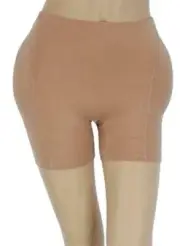 New Women's Fullness Butt Hip Padded Enhancer Shapewear Panty Beige #8019