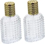 VINTORKY 4pcs Refillable Perfume Spray Bottles Travel Atomizer for Essential Oils Leakproof Design Portable Containers for Perfume and Daily Use
