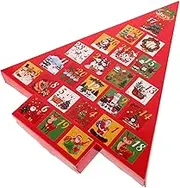CHILDWEET Holiday Advent Countdown Calendar Days of Festive Boxes for Winter Celebrations for DIY and Holiday Party Favors Elegant Design for Joyful Countdown