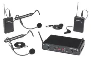 Samson Concert 288 Presentation Dual-Channel Headset & Lavalier Wireless System
