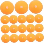 50pcs Table Tennis Balls for Training Equipment Pingpong Ball Trainer Pingpong Trainer Table Tennis Accessories Silica Gel Orange