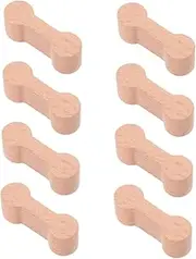 Gogogmee DIY Boys and Girls Train Track Connector Set Wooden Model Train Tracks Connectors Secure Connections for Playtime