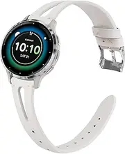 [Blueshaweu] Strap Compatible with Garmin Venu 3s Smartwatch, Quick Release Leather Classic Replacement Watch Strap for Garmin Venu 3S/Venu 2S/Forerunner 265S/Forerunner 255S/Vivomove 3S Smartwatch