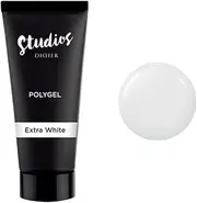 Didier Lab - Polygel Extra White - Strong Nail Gel Builder for Extension - Resistant to Damage - Hard as Acrylic - Strengthener - Long Lasting - For Professional and Beginners - LED Lamp - 30g