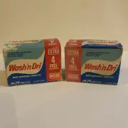 Vintage Wash ‘n Dri Moist 38 Towelettes Colgate Palmolive Complete Box 70’s Prop