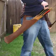 Pro Retro Waist Archery Arrow Holder Outdoor Hunter Adjust Quiver Cosplay Prop
