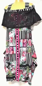 TS TAKING SHAPE plus sz M (20) Panache Dress bare shoulder lace NWT rrp$140!