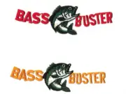 Bass Buster Fishing Patch Iron On or Sew On Hunting Camping