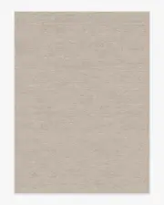 275' x 365' | Machine Washable Runner Rug | Kid & Pet Friendly | Indoor Rug | Melange Solid Light Grey Flatwoven Rug | Ruggable