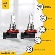 20x AGS H16 Halogen For Audi A3 8PA Sportback 2006 2007 (for: Audi)