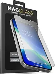 Magglass Matte iPhone 13 Mini Screen Protector - Anti Glare Tempered Glass, Fingerprint Resistant Display Guard (Case Compatible)