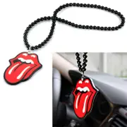 Rolling Stones Big Tongue Car Auto Pendant Ornament Rearview Mirror Hang Charm (for: Audi)