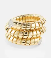 [Marina B] Marina B Trisola 18kt gold ring with diamonds N gold