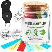 Affirmation Messages Bottle - Positive Affirmation Jar | Bottle With Encouraging Words for Friend Sister Girlfriend Daughter