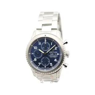 【BREITLING 百年靈】NAVITIMER 8 CHRONOGRAPH 43航空計時腕錶 鋼帶