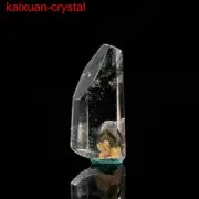 7Ct 100% Natural Rutile Flowers & Phantom Quartz Crystal Pendant Polished --316