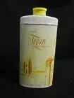 Vtg 70s Avon TOPAZE 2.75 oz Perfumed Talc Body Powder Tin Container NOS