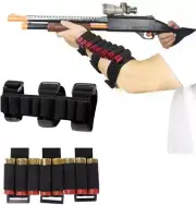 8 Rounds Shotgun Gun Ammo Storage Bag Adjustable Shooters Forearm Magazine Pouch