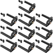 10pcs U Clamp Phone Holder for Lightweight and Portable Phone Bracket for Travel and Outdoor Activities Compatible with Tripods and Accessories