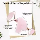 Jade Roller & Gua Sha Set BearKig Jade Roller for Face Anti-Aging Rose Quartz...