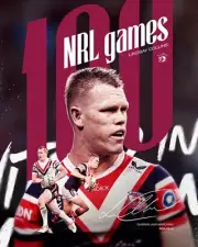NRL RUGBY STATE OF ORIGIN QLD MAROONS TEAM POSTER,SYDNEY ROOSTERS,1