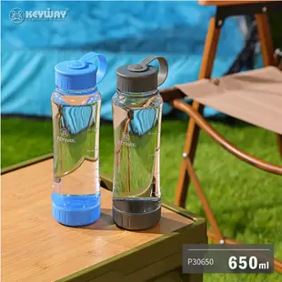 KEYWAY聯府 水噹噹運動水壺 P30650(650ml) 台灣製 有刻度 耐熱 水壺 水瓶 隨身瓶【愛買】