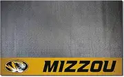 FANMATS 13326 Missouri Tigers Vinyl Grill Mat - 26in. x 42in. - Deck Patio Protective Mat | Oil, Flame, and UV Resistant