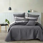 Bianca Kingsley Coverlet Set Coal