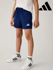 adidas Blue Essentials Climacool Kids Shorts (E37127) | $30