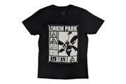 Linkin Park Unisex Adult Rectangle Logo T-Shirt (Black) - UTRO9226