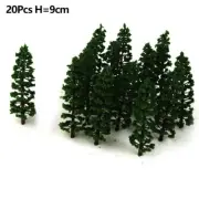 20X Fir Trees Model Train Railway Diorama Scenery Layout 9cm Artificial Tree