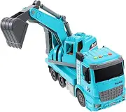 CIYODO Excavator with Music and Light Simulation Engineering Vehicle Model for Creative Play Present for Birthdays and Holidays Safe Design