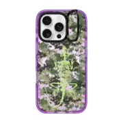 iPhone 16 Pro Impact Ring Stand Case MagSafe Compatible Camo Skeleton