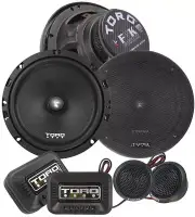 Toro Tech Audio – F6K 6.5 Inch Component Car Speaker Set, 100 Watts RMS (Pair)