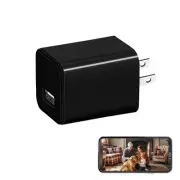 WiFi Smart Camera Charger Full HD 4K USB Charger Camera for Home, Office and ...