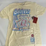 NEW MITCHELL AND NESS COOPERSTOWN MLB ATLANTA BRAVES SHIRT LARGE